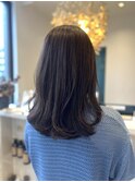 アッシュベージュ×ロングレイヤー