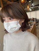 アンジェリカ 難波店(ANGELICA)&nbsp;【ANGELICA 平田】サイドバング レイヤーボブ 外ハネ