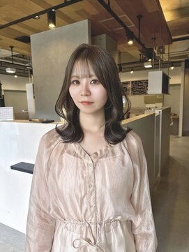 ライリー(riley) くびれヘア×オリーブグレージュ【透明感カラー/岡崎】