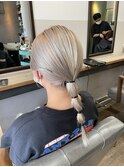ダウンポニーアレンジ