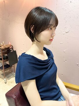 ラミエ バイ メルト 吉祥寺(lamie by melt) *滝田*小顔ショートマッシュボブレイヤー小顔似合わせ30代40代