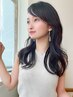 似合わせ全体カット＋透明感カラー￥10500