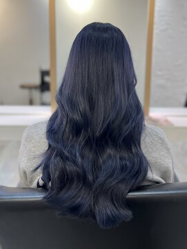 ブレンド 渋谷(BLend) 縮毛矯正.レイヤーカット.ブルーブラック.髪質改善. 黒髪