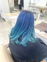 ニュート(Neut )&nbsp;グラデーションカラー/ブルー&エメラルドグリーン/エンドカラー