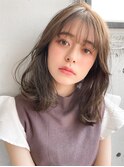くせ毛風カール美髪ワイドバングホワイトブロンド#256f0218