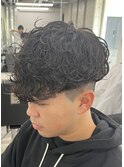 前下がりバング×スペインカール