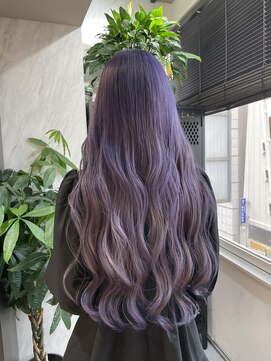 ヴァイス 渋谷店(VAICE) ラベンダーカラー/ケアブリーチ/ロングヘア