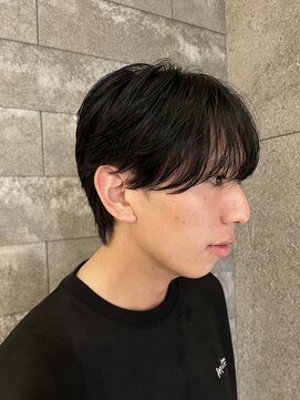 ニアウ 伊勢崎連取店(Niau) メンズマッシュウルフニュアンスパーマメンズパーマ