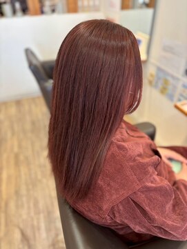 ヘアショップ エヌアンドエー 久喜菖蒲店(hair shop N&A) ちらっと見える大人可愛いインナーピンク/ブリーチ/Wカラー