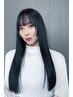 【毛髪強化+さらさら美髪】カット+リタッチカラー+次世代縮毛矯正+TR 15900円