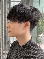 インセプション 銀座(INCEPTION)&nbsp;マッシュパーマ/スペインカールニュアンスパーマ/ダークアッシュ