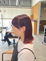 グランデュール 東静岡池田店(GRANDEUR)&nbsp;東静岡ショートボブくびれショートイルミナカラー顔周りレイヤー