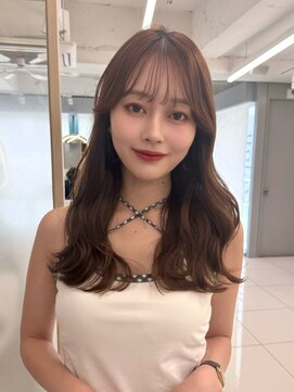 エジョン 三鷹店(Aejon) シースルーぱっつん×ウェーブ巻き