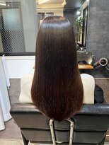 リブロ(LiBro)&nbsp;髪質改善ストレートダークアッシュ暗めカラー大人ナチュラル