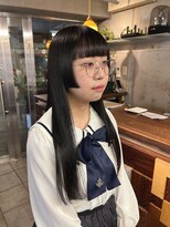 ギフトサニーサイド(gift sunny side)&nbsp;重め前髪＊姫カット