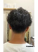 メンズスパイラルパーマ