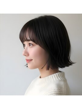 アームスヘアー 狭山ヶ丘店(arm's hair) 【西所沢】狭山ヶ丘*朝5分で!首元スッキリ外ハネくびれボブ