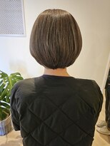 アン アイズ(ann EYES)&nbsp;ショートボブ前髪ありイメチェン20代30代40代50代水素カラー