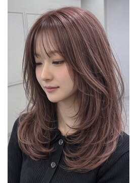 ラピス 横浜(Lapis) Hバタフライレイヤーカットシールエクステブリーチカラー