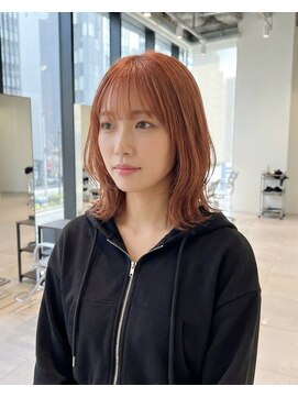 ハーツオオサカ(HE:ARTS OSAKA) 韓国光を含むニュアンスハイトーンオレンジベージュ