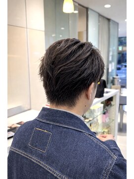 エアー 銀座タワー(AIR) メンズカットツーブロックビジネス黒髪短髪