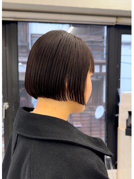 ジュベ 別府店(juve.) 別府ショートボブ顔周りレイヤーカット髪質改善カラー