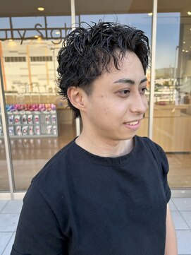 サラ ビューティ サイト 春日(SARA Beauty sight) スパイキーショート×ニュアンスパーマ