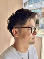 アヴァンス 天王寺店(AVANCE.) ミディアムフェード×アップバング