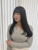 ユニバイリサ 天神大名店(uni by risa)&nbsp;オリーブグレージュ 透明感カラー ミニボブ 艶トリートメント