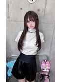 ダークブルー/デジタルパーマ/ワンホンレイヤー[渋谷]