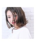 ボブ×ラフウェーブ