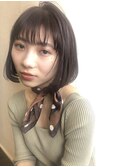 【MISTEROMA 大智】ミニボブシースルーバング
