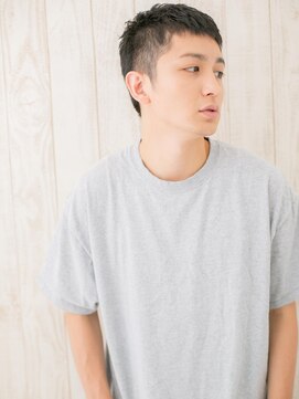 メンズヘア ビーセカンド 草加店(MENS HAIR B-2) ワイルドなサイドパートショートD(草加)(メンズカット)