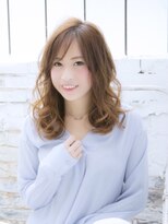 ロンド シャルム 吉祥寺(Lond charme) 【Lond charme 濱田麻佑】ゆるふわウェーブセミディ