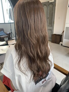 リアン(Lien) Lien☆フォギーベージュ×ハイライトカラー×毛先パーマ