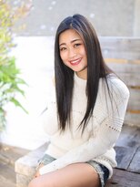 ビートヘアー 彦根イオンタウン店(BEET HAIR)&nbsp;ナチュラルストレートロング【【BEET イオンタウン彦根店】