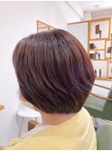 【harurara hair大分/明野】ボブ×ベリーショコラ