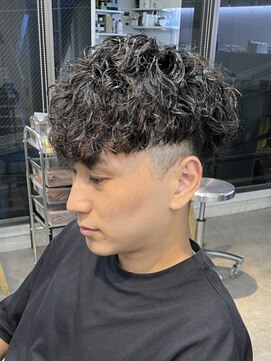 フィフス 原宿(fifth) ツイストスパイラルパーマ波巻きスパイラル刈り上げマッシュ