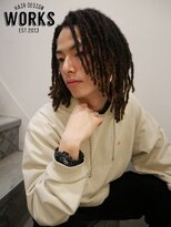 ワークス ヘアデザイン(WORKS HAIR DESIGN) グラデーションカラードレッド