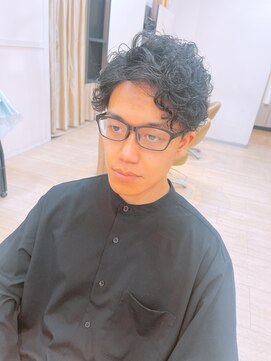 マイスタイル 大井町店(My jStyle by Yamano) スーツ短髪ツーブロック束感モテる黒髪シークレットパーマ