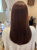 ルポン(Lepont) 蒲郡ヘアカラー/ピンクブラウン/ツヤ髪/ストレート/髪質改善