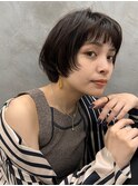 中川　前髪カット顔まわり似合わせ外ハネくびれレイヤーミディ