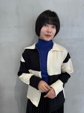 ガリカ 蔵前(Gallica) 【竹之内蔵人】大人ナチュラル黒髪ショートボブ