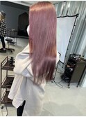 【梅田】ピンクカラーダブルカラーケアブリーチ髪質改善カラー