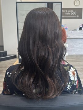 アトリエコア(Atelier Coa) 髪質改善トリートメントミルクティーベージュカラーくびれヘア