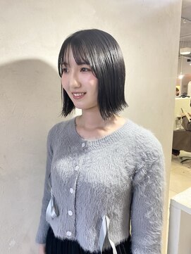ユッカ 高槻茨木店(YUCCA) 【 YUCCA 】大人可愛い20代30代40代外ハネ・/グレージュ