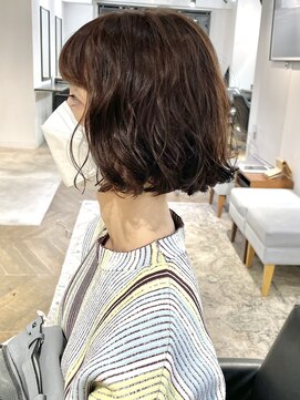 ファイブシーン アオヤマ(5SCENE AOYAMA) 切りっぱなしボブミニボブパーマくびれボブ外ハネボブパーマ