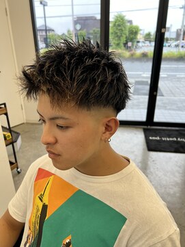 ラッドバイプティパ(rad...by petit-pas) スキンフェード×ソフトツイストパーマ/水戸/ツイスト/フェード