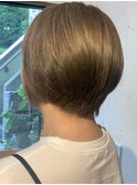 ショートミルクテイベージュ