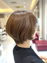 ユウヘアー 師勝店(U Hair) 【U Hair】似合わせカット/小顔ショート/艶カラー